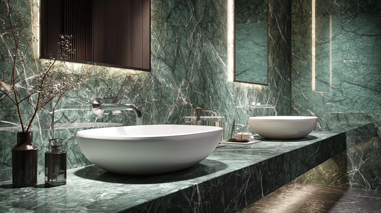 Marble villa floor